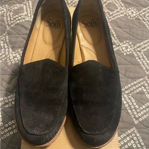 SOFT shoes black Suede 8.5M